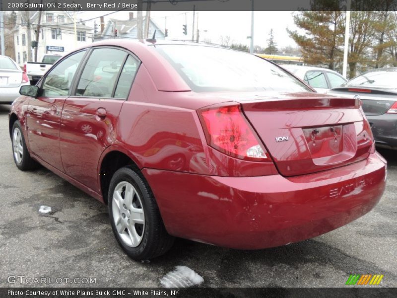  2006 ION 2 Sedan Berry Red