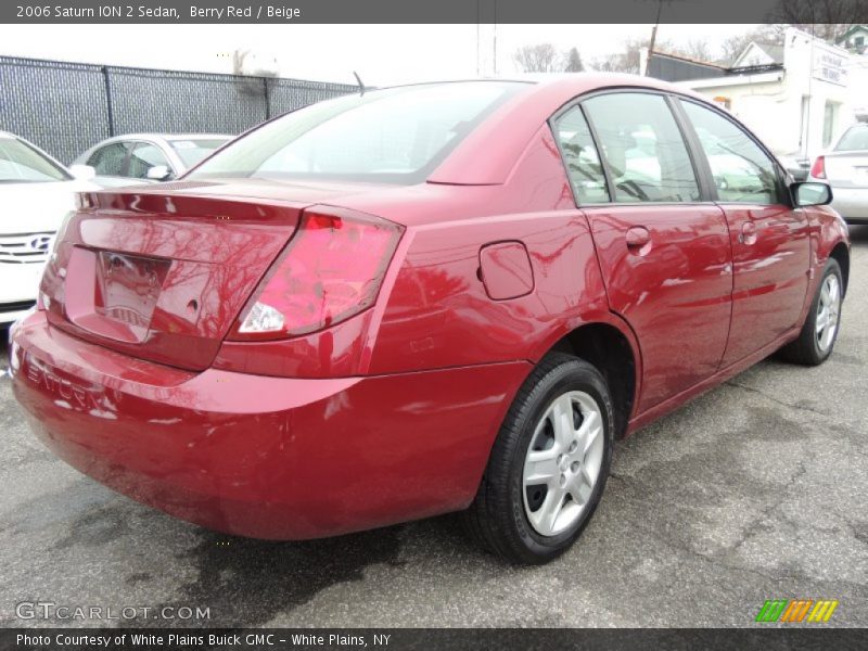 Berry Red / Beige 2006 Saturn ION 2 Sedan