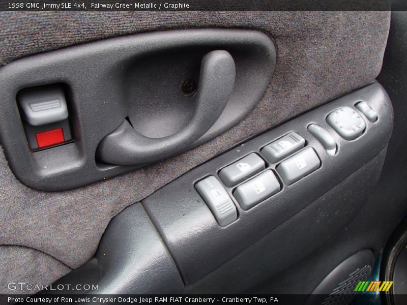 Fairway Green Metallic / Graphite 1998 GMC Jimmy SLE 4x4