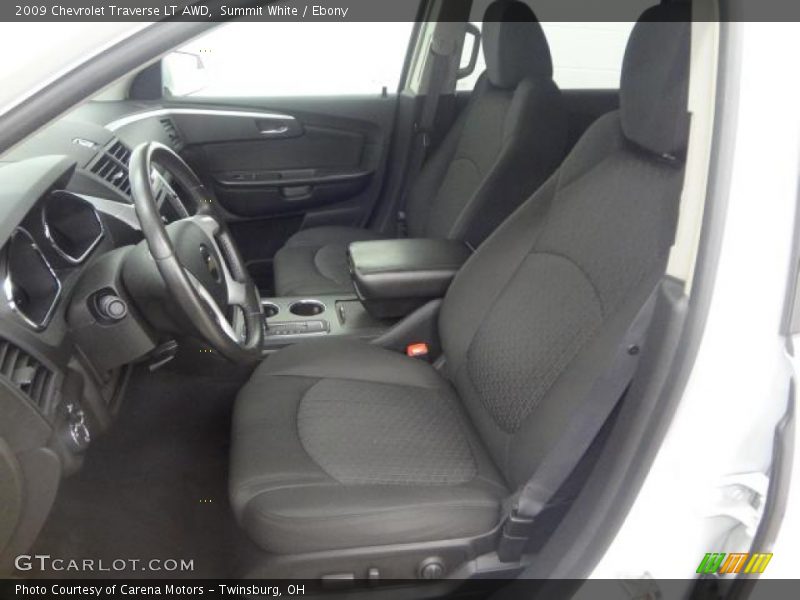 Summit White / Ebony 2009 Chevrolet Traverse LT AWD