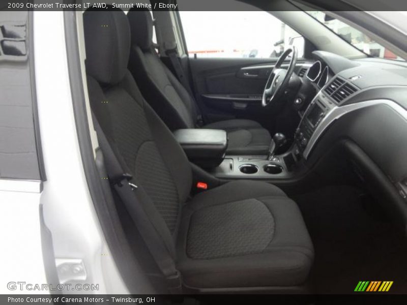 Summit White / Ebony 2009 Chevrolet Traverse LT AWD