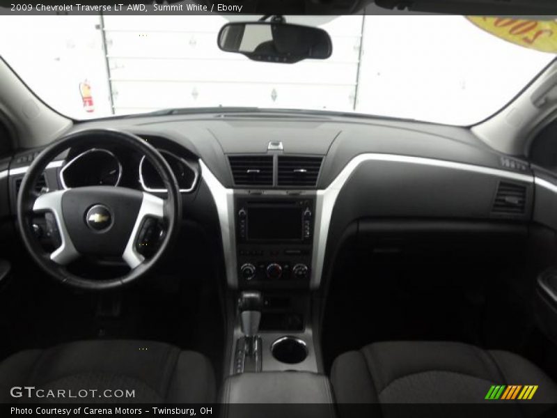 Summit White / Ebony 2009 Chevrolet Traverse LT AWD