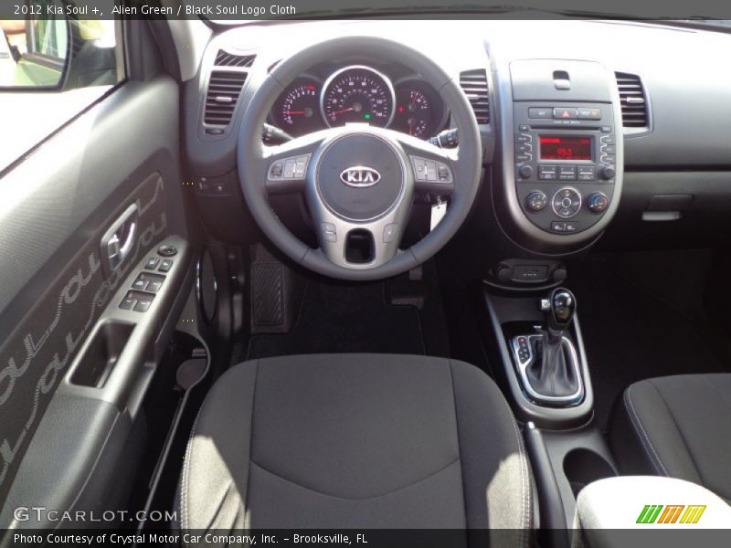 Alien Green / Black Soul Logo Cloth 2012 Kia Soul +