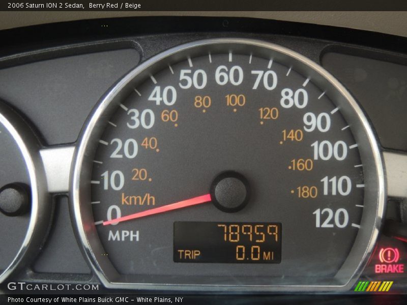 Berry Red / Beige 2006 Saturn ION 2 Sedan