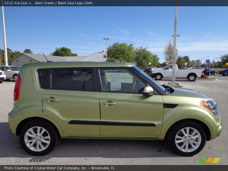 Alien Green / Black Soul Logo Cloth 2012 Kia Soul +