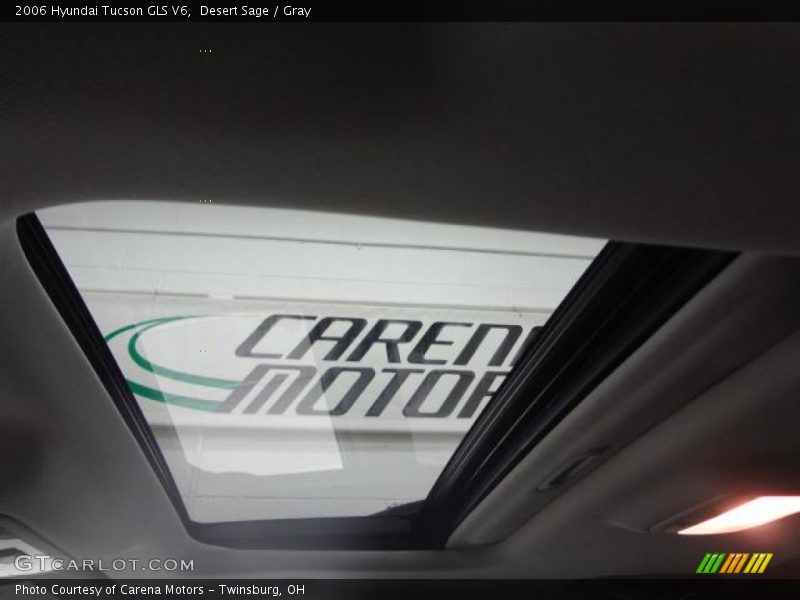 Desert Sage / Gray 2006 Hyundai Tucson GLS V6