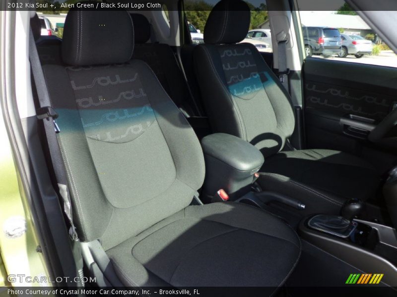 Alien Green / Black Soul Logo Cloth 2012 Kia Soul +