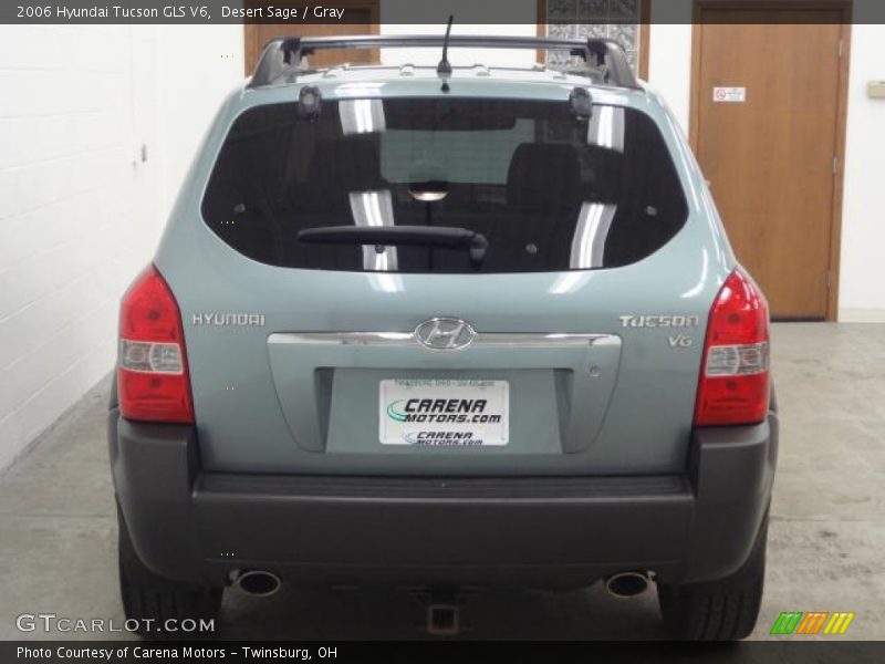 Desert Sage / Gray 2006 Hyundai Tucson GLS V6