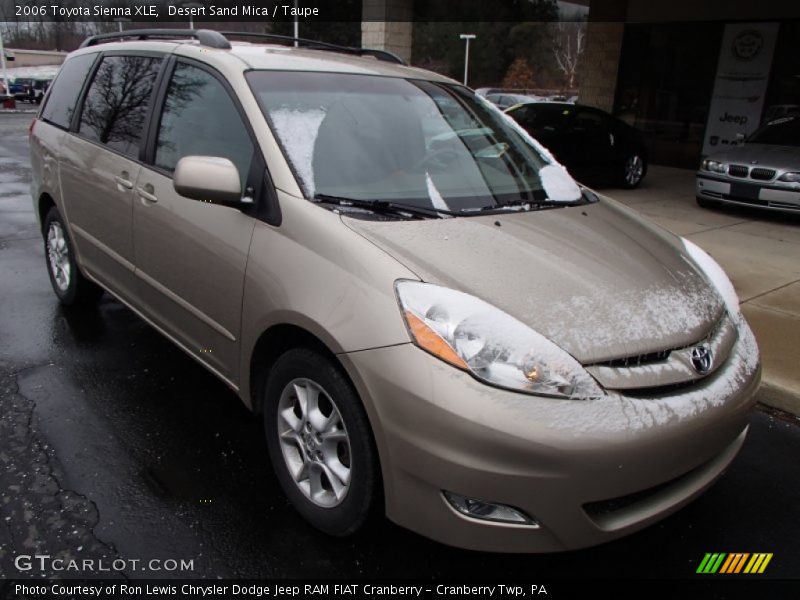 Front 3/4 View of 2006 Sienna XLE