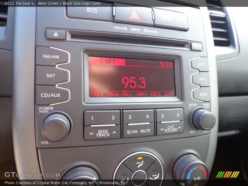 Alien Green / Black Soul Logo Cloth 2012 Kia Soul +