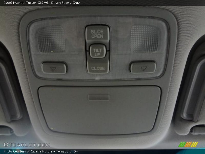 Desert Sage / Gray 2006 Hyundai Tucson GLS V6