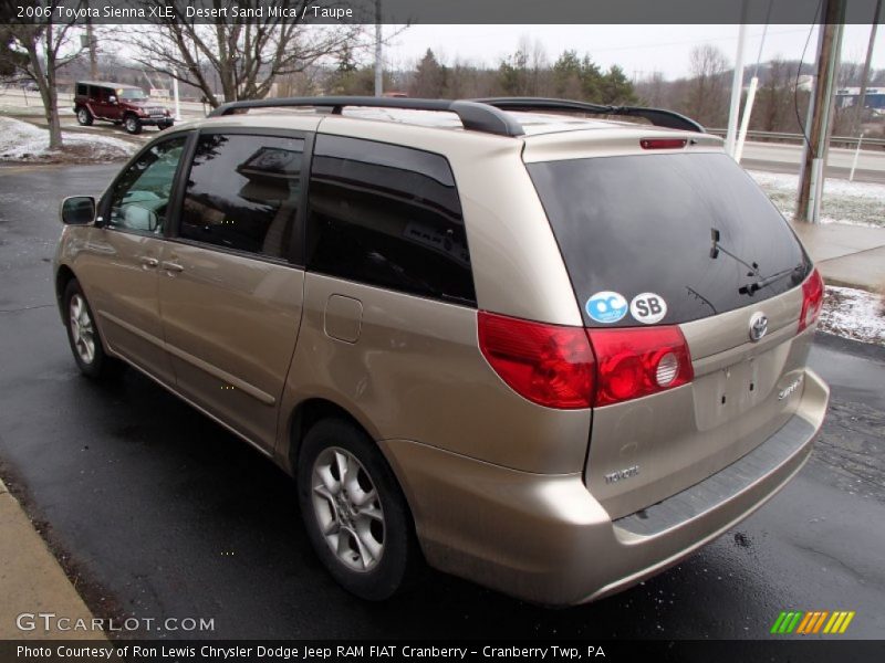 Desert Sand Mica / Taupe 2006 Toyota Sienna XLE