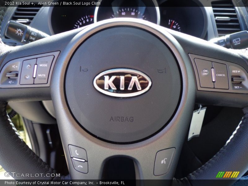 Alien Green / Black Soul Logo Cloth 2012 Kia Soul +