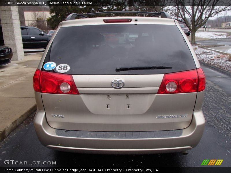Desert Sand Mica / Taupe 2006 Toyota Sienna XLE