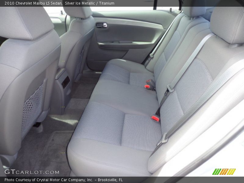 Rear Seat of 2010 Malibu LS Sedan
