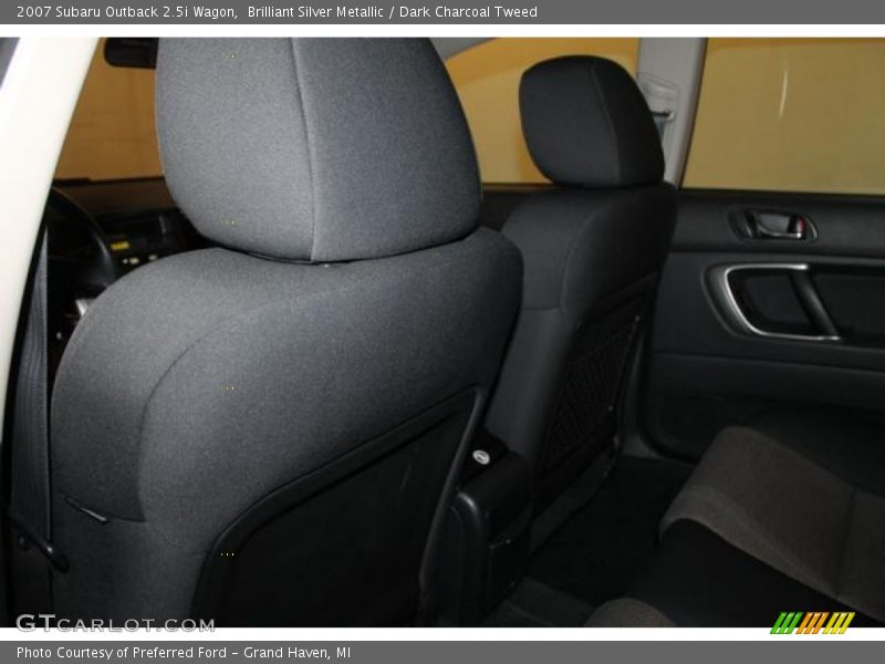 Brilliant Silver Metallic / Dark Charcoal Tweed 2007 Subaru Outback 2.5i Wagon