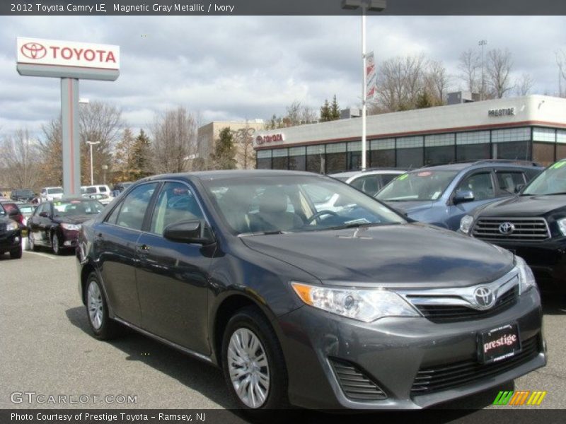 Magnetic Gray Metallic / Ivory 2012 Toyota Camry LE