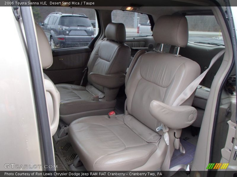 Rear Seat of 2006 Sienna XLE