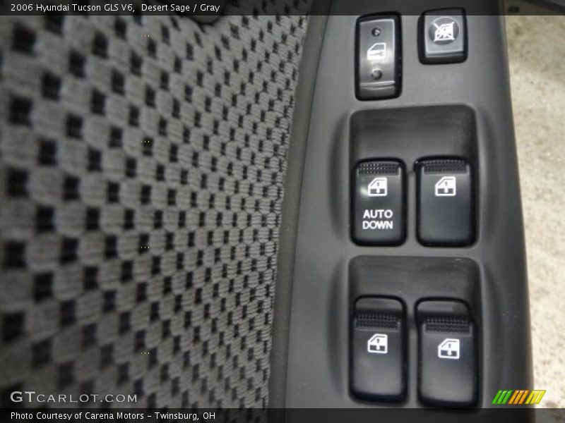 Desert Sage / Gray 2006 Hyundai Tucson GLS V6