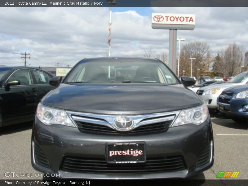 Magnetic Gray Metallic / Ivory 2012 Toyota Camry LE