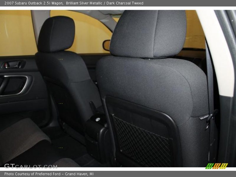 Brilliant Silver Metallic / Dark Charcoal Tweed 2007 Subaru Outback 2.5i Wagon