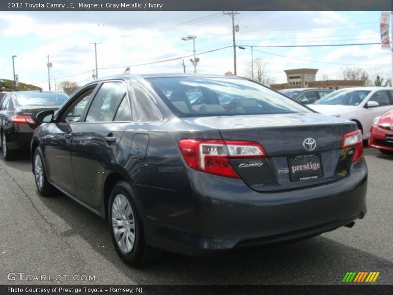 Magnetic Gray Metallic / Ivory 2012 Toyota Camry LE