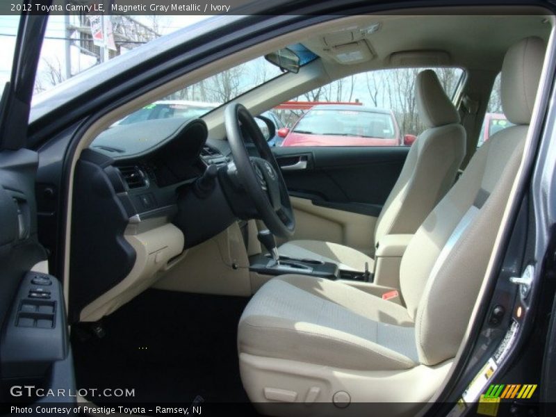 Magnetic Gray Metallic / Ivory 2012 Toyota Camry LE