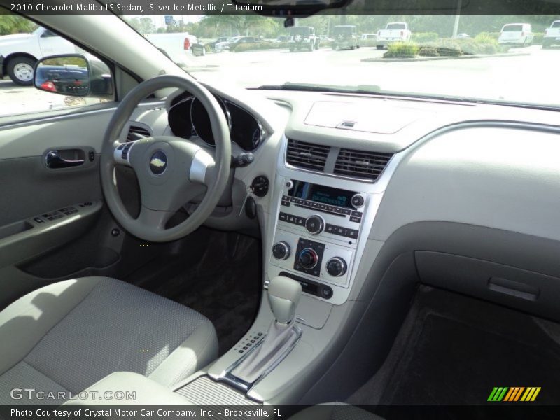 Silver Ice Metallic / Titanium 2010 Chevrolet Malibu LS Sedan