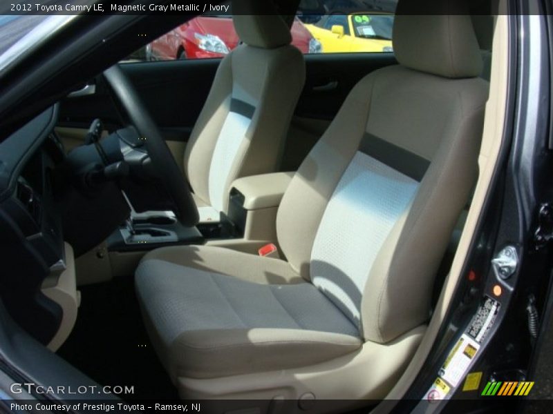 Magnetic Gray Metallic / Ivory 2012 Toyota Camry LE