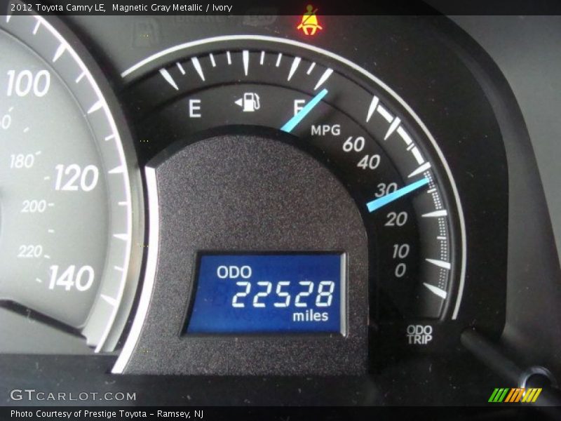Magnetic Gray Metallic / Ivory 2012 Toyota Camry LE