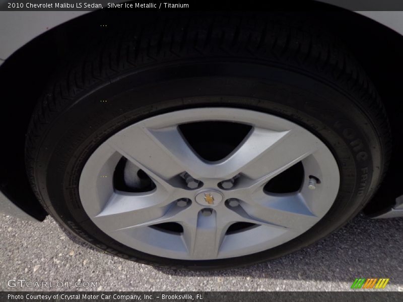 Silver Ice Metallic / Titanium 2010 Chevrolet Malibu LS Sedan