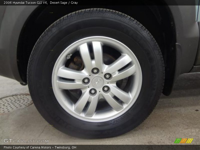 Desert Sage / Gray 2006 Hyundai Tucson GLS V6