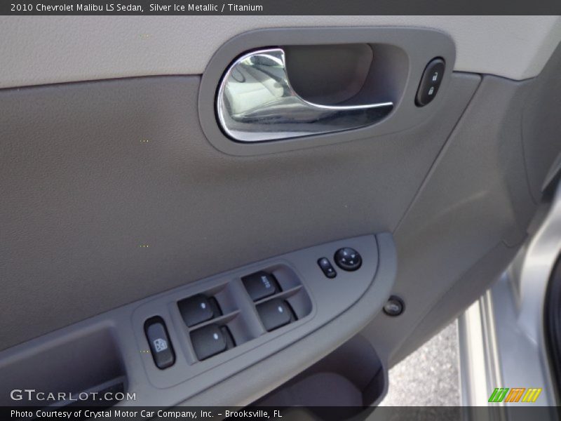 Silver Ice Metallic / Titanium 2010 Chevrolet Malibu LS Sedan