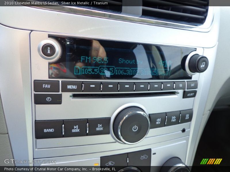 Audio System of 2010 Malibu LS Sedan