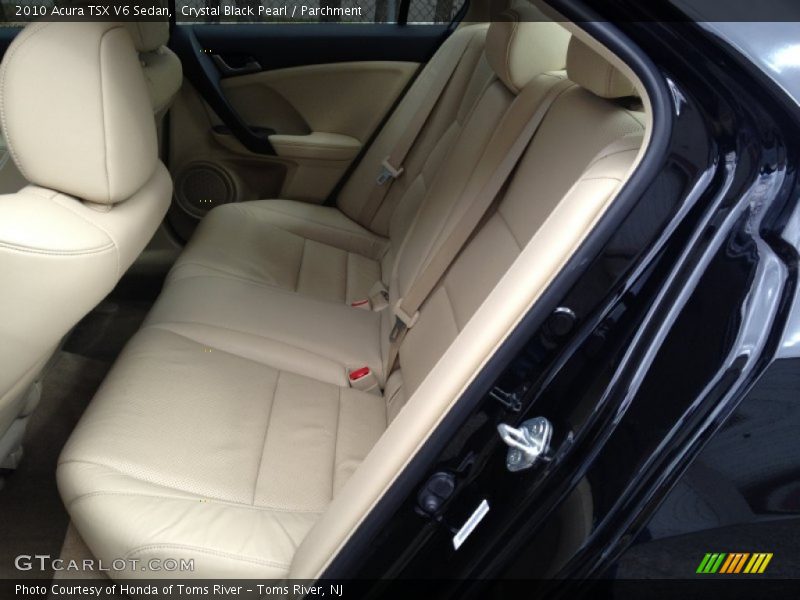 Rear Seat of 2010 TSX V6 Sedan