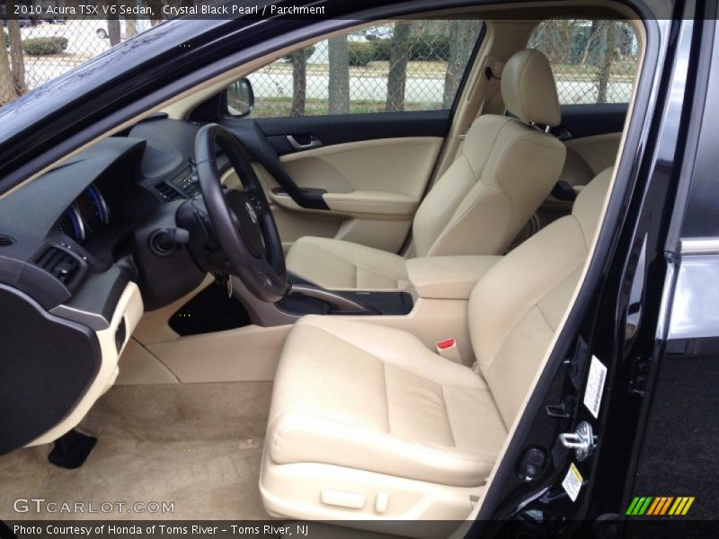 Front Seat of 2010 TSX V6 Sedan