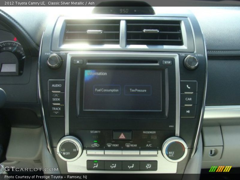 Classic Silver Metallic / Ash 2012 Toyota Camry LE