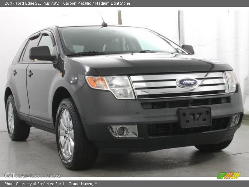 Carbon Metallic / Medium Light Stone 2007 Ford Edge SEL Plus AWD