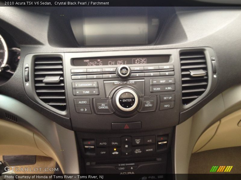 Controls of 2010 TSX V6 Sedan