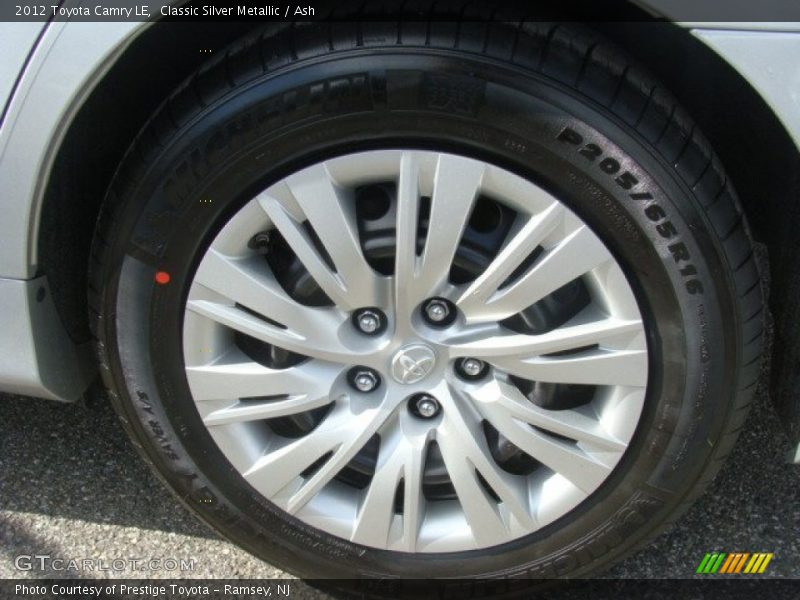 Classic Silver Metallic / Ash 2012 Toyota Camry LE