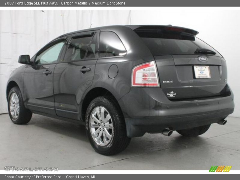 Carbon Metallic / Medium Light Stone 2007 Ford Edge SEL Plus AWD