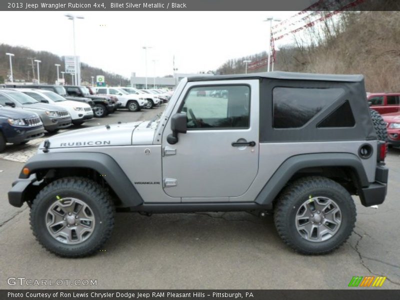 Billet Silver Metallic / Black 2013 Jeep Wrangler Rubicon 4x4