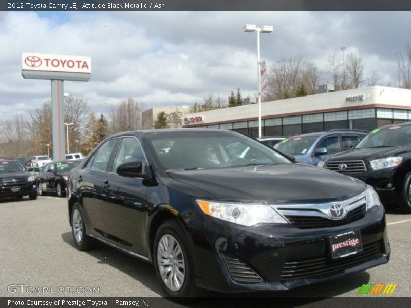 Attitude Black Metallic / Ash 2012 Toyota Camry LE