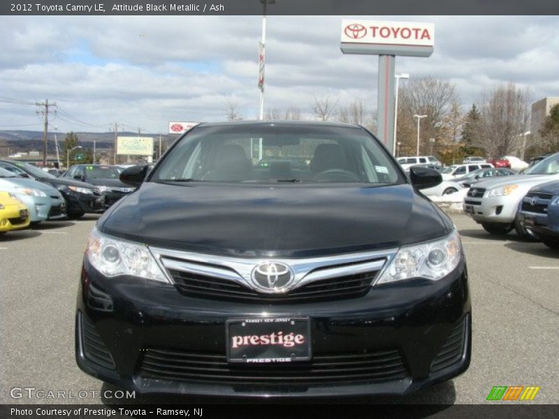 Attitude Black Metallic / Ash 2012 Toyota Camry LE