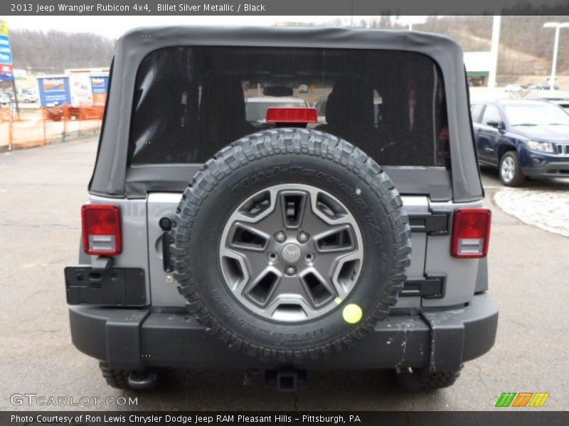Billet Silver Metallic / Black 2013 Jeep Wrangler Rubicon 4x4