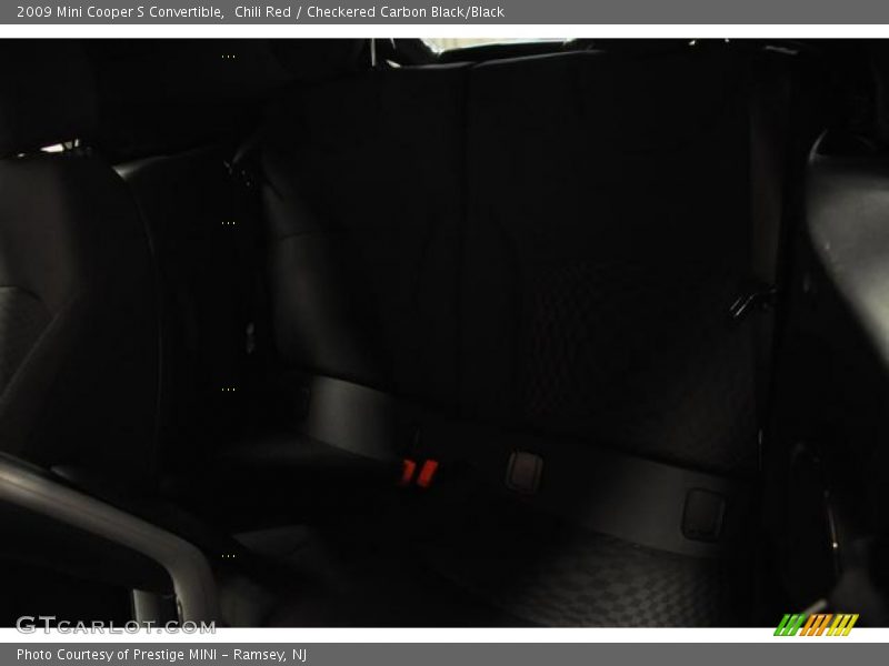 Chili Red / Checkered Carbon Black/Black 2009 Mini Cooper S Convertible