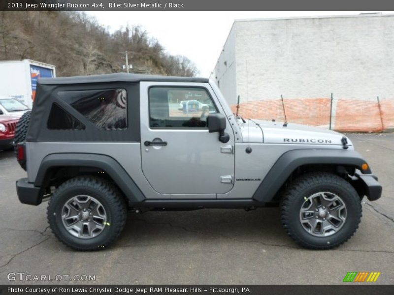 Billet Silver Metallic / Black 2013 Jeep Wrangler Rubicon 4x4