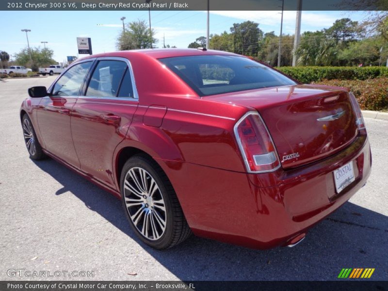 Deep Cherry Red Crystal Pearl / Black 2012 Chrysler 300 S V6