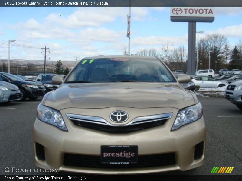 Sandy Beach Metallic / Bisque 2011 Toyota Camry Hybrid