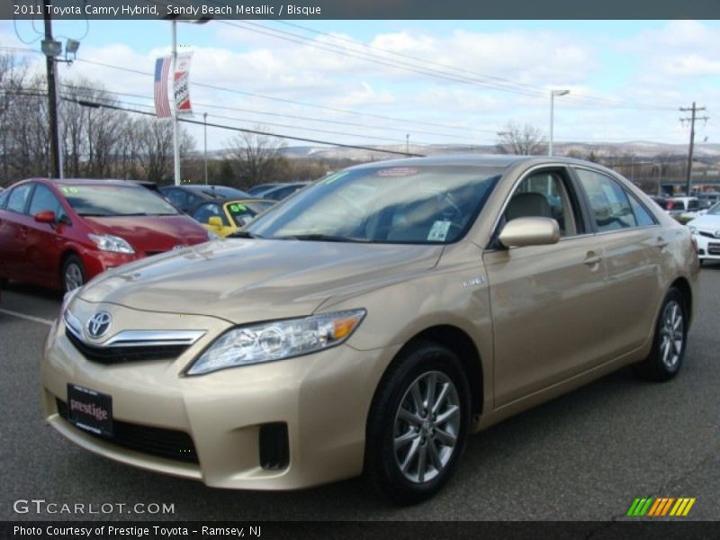 Sandy Beach Metallic / Bisque 2011 Toyota Camry Hybrid